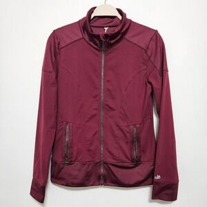 Alo Yoga Jacket Womens Maroon S